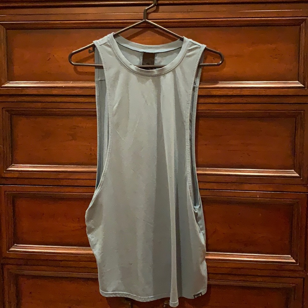 Men's Sleeveless Blue Shirt